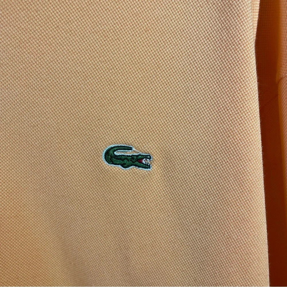Lacoste Long Sleeve Polo Shirt Orange‎ XL - Picture 5 of 7